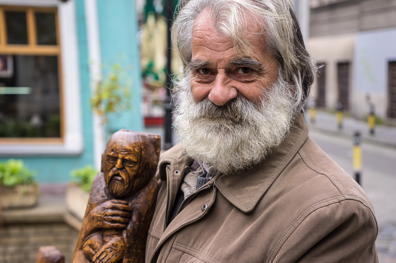 portrait of a sculptor - Stevo Radelic